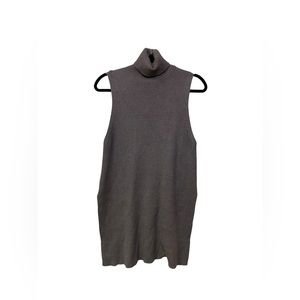 Zara Women’s Knit Sleeveless Turtleneck Sweater Size L